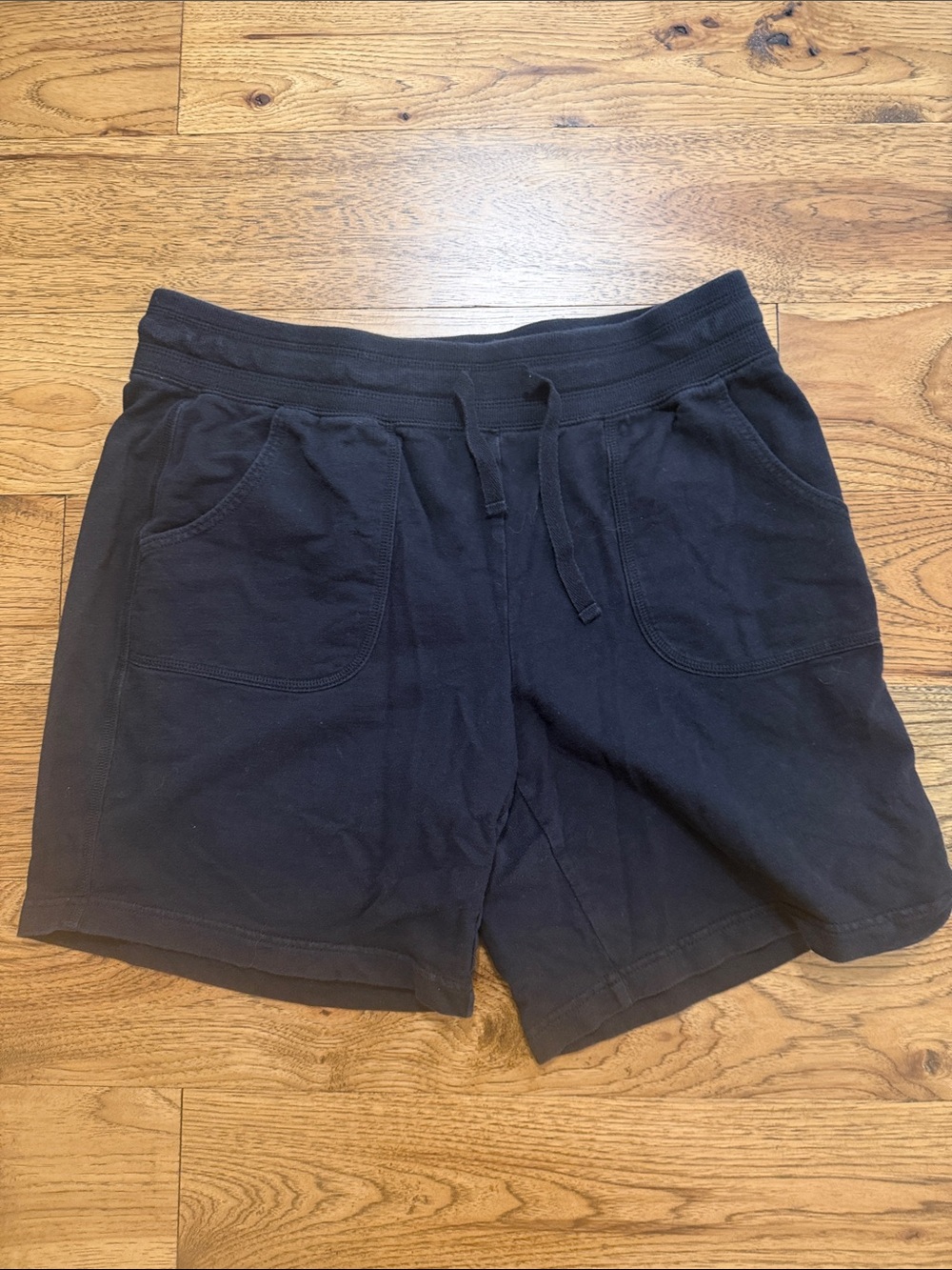 St. John's Bay Women's Black Athletic Drawstring Shorts
